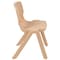 Flash Furniture Natural Plastic Stackable School Chair with 13.25" Seat Height, PK5 5-YU-YCX-004-NAT-GG - alternate 8